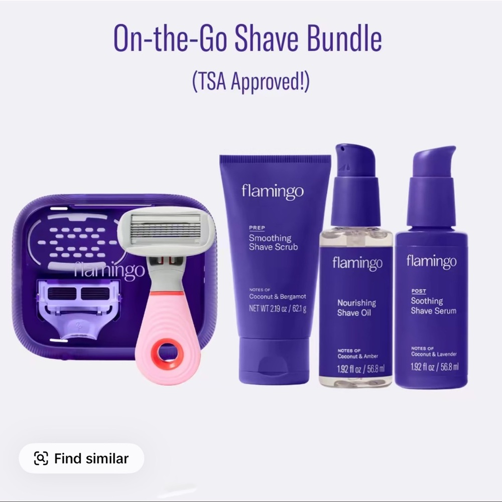 Flamingo shaving kit NEW